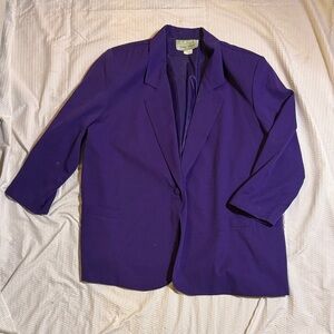 Pendleton Women's Vibrant Purple Blazer